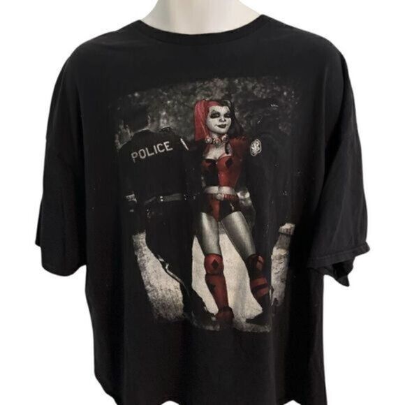 Batman Black Short Sleeve Harley Quinn Black T-Shirt. Size 3XL - Picture 1 of 5